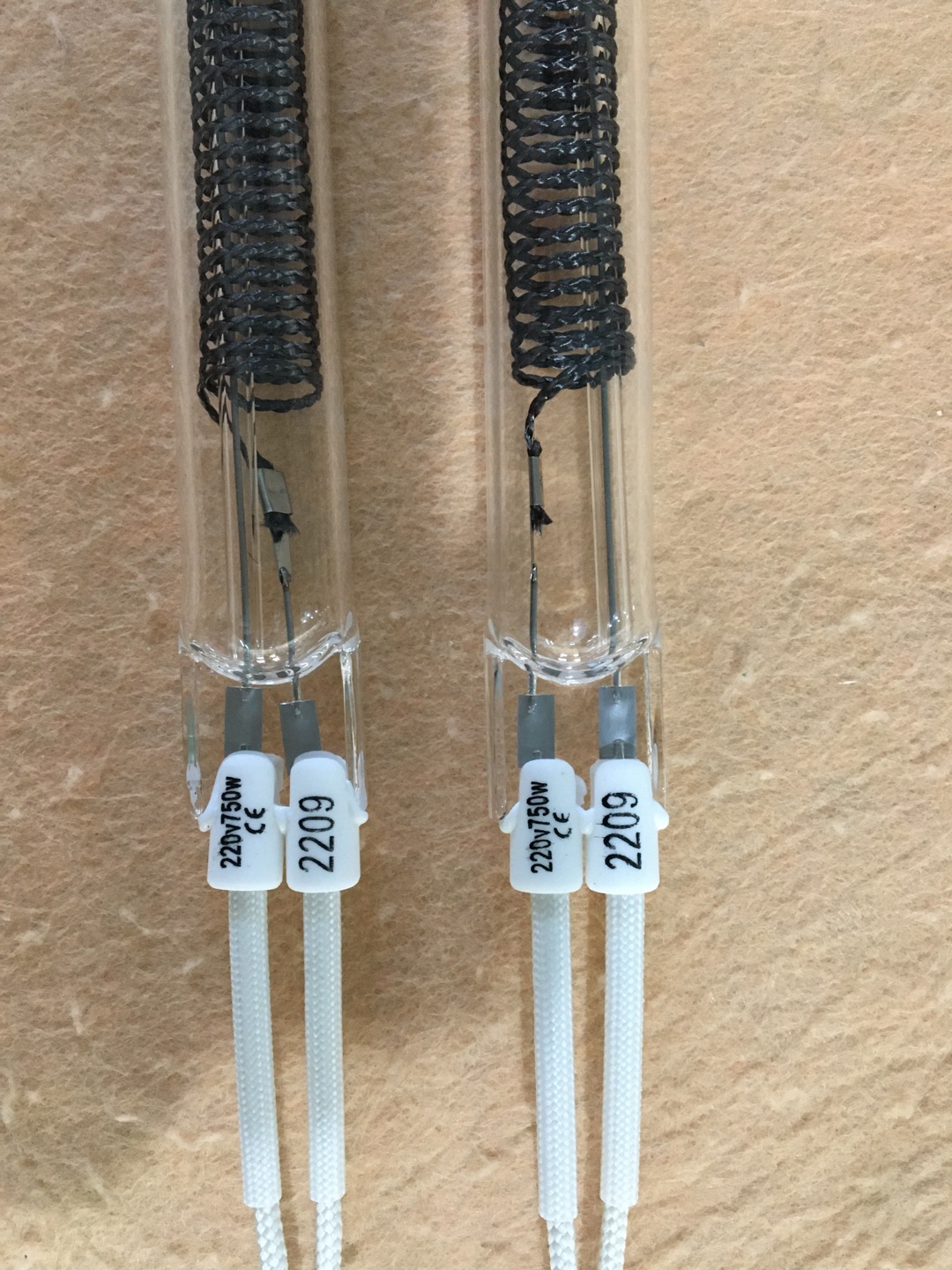 20v 500w Clear Carbon Fiber Heating Lamp