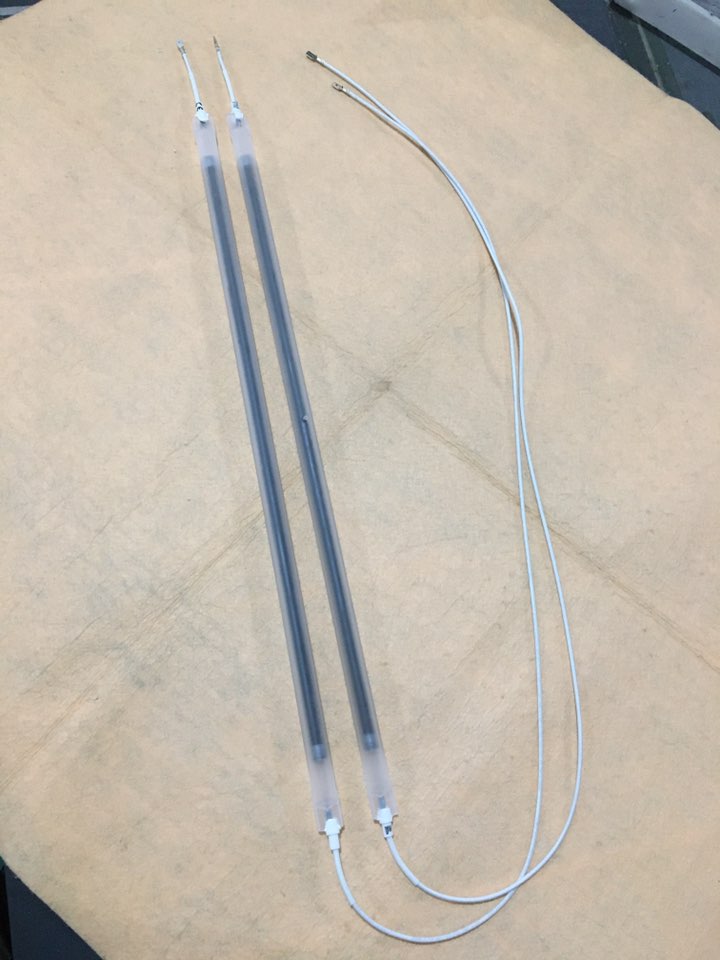 460mm 500w carbon fiber heat lamp oven