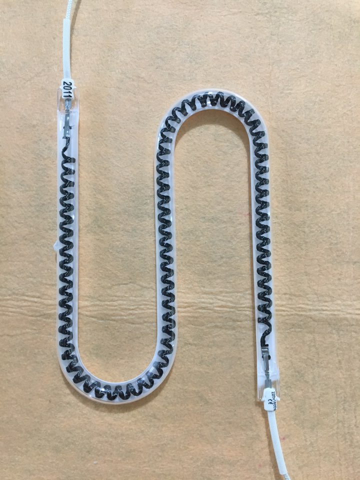 heat lamp ir customized carbon fiber lamp quartz tube 1200w
