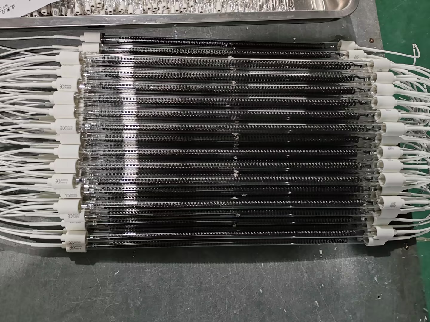 white coated carbon fiber quartz infrared heat lamp for infrared tube heater