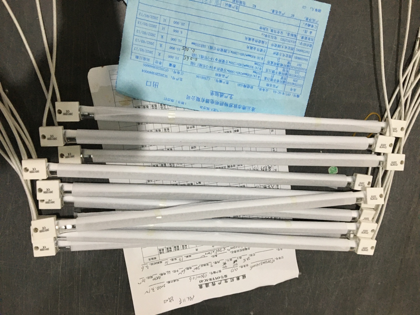 1000w Clear Quartz Carbon Heating Tube for Laminating Machine