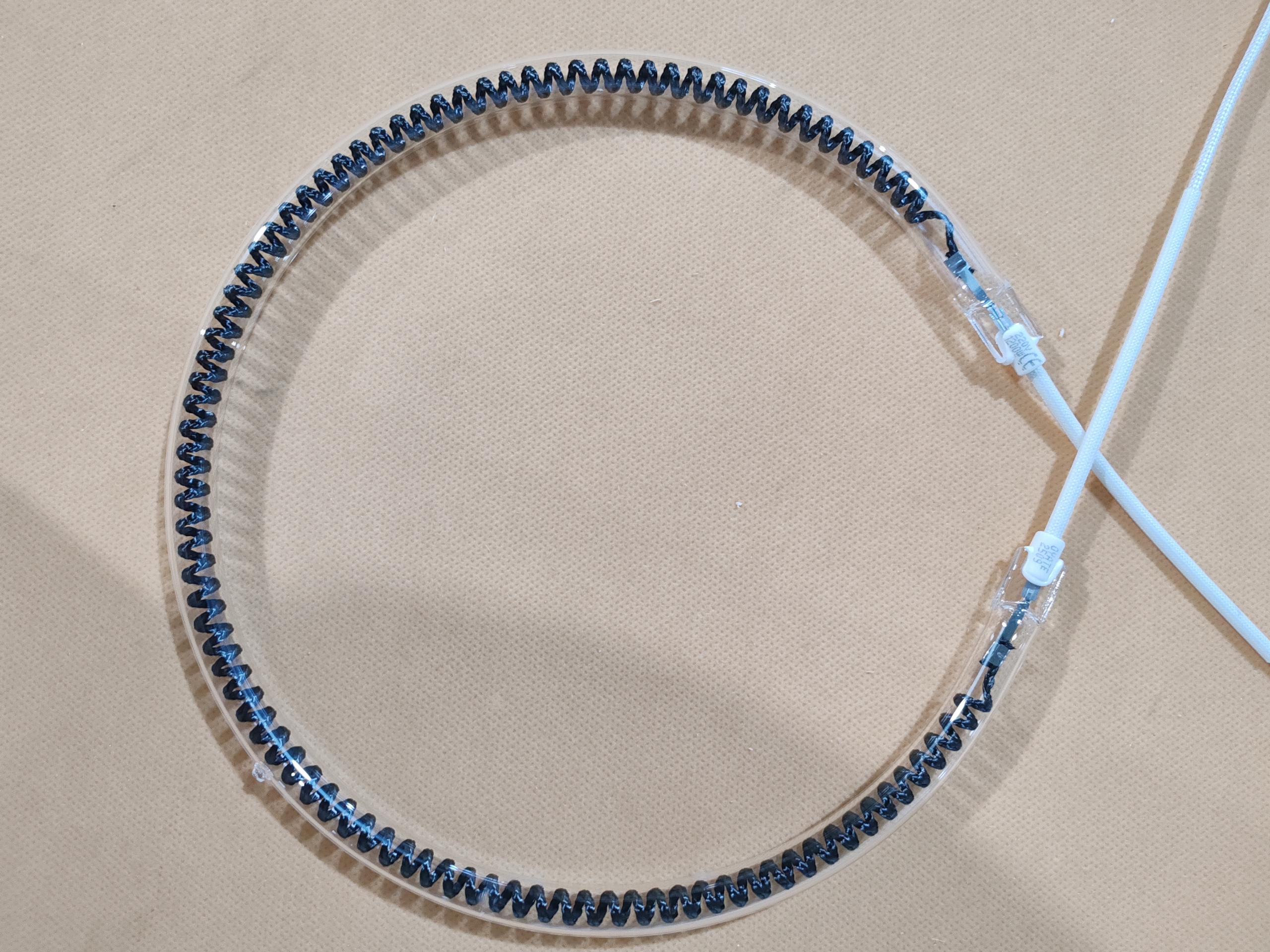 360 mm 1000 W – Kohlefaser Far infrarot Heizrohr für Siebdruckmaschinen