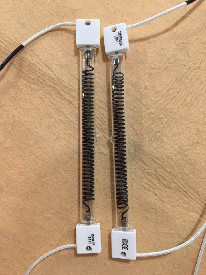 Customized Half White IR Carbon Fiber Heating Lamp