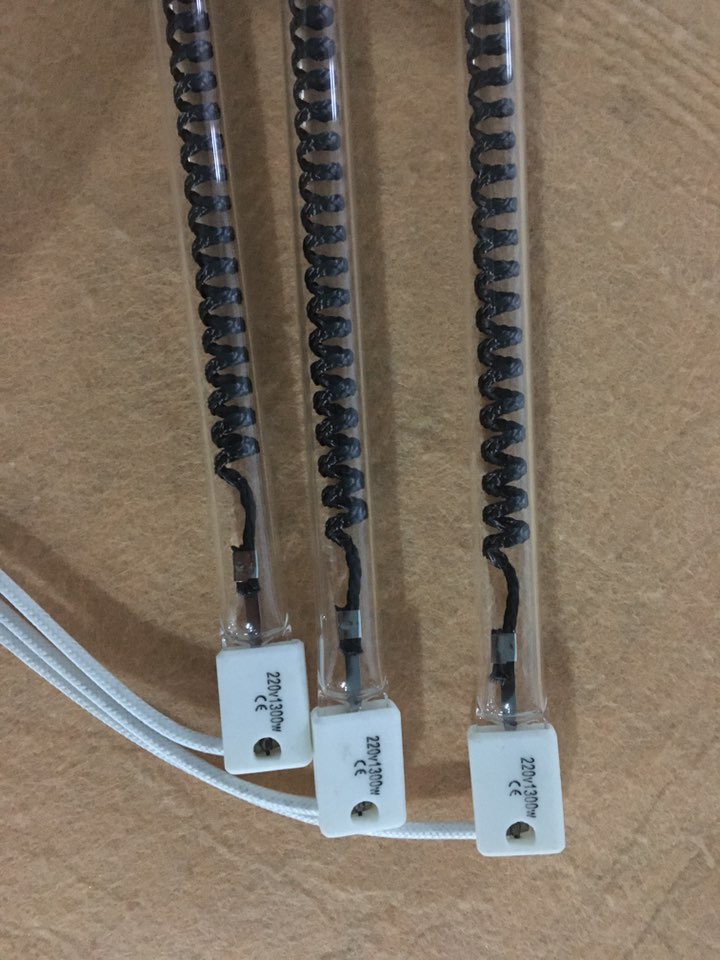 heat lamp carbon fiber ir quartz glass for pet bottle blowing